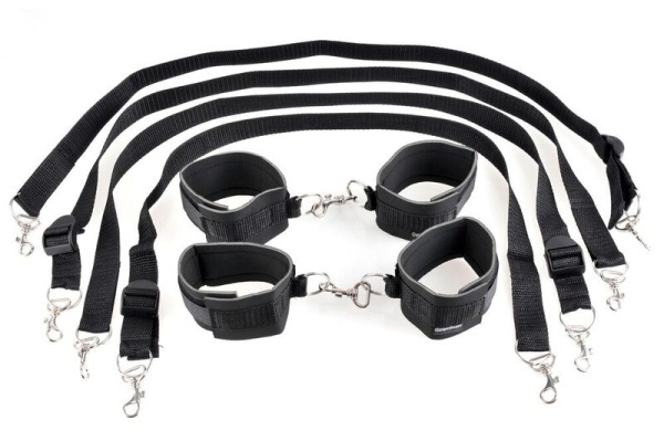 Fetish fantasy cuff and tether set 4
