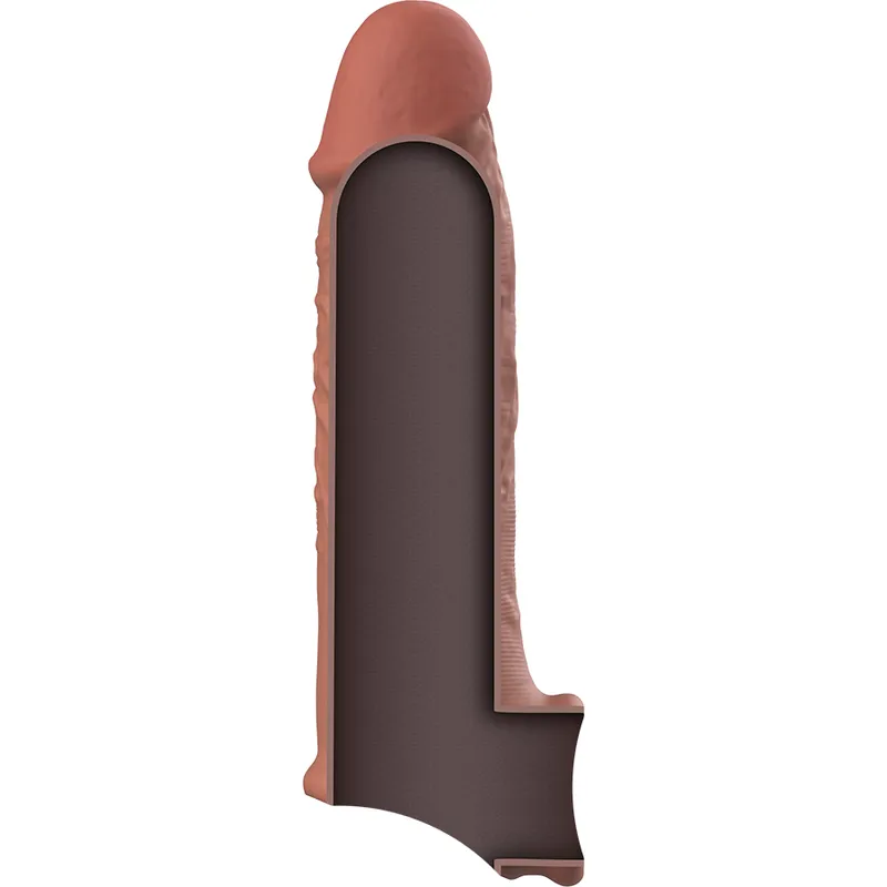 Virilxl Penis Extender Extra Comfort Sleeve V9 Brown - Návlek Na Penis