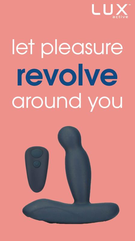 Lux Active - Revolve Rotating And Vibrating Massager Blue