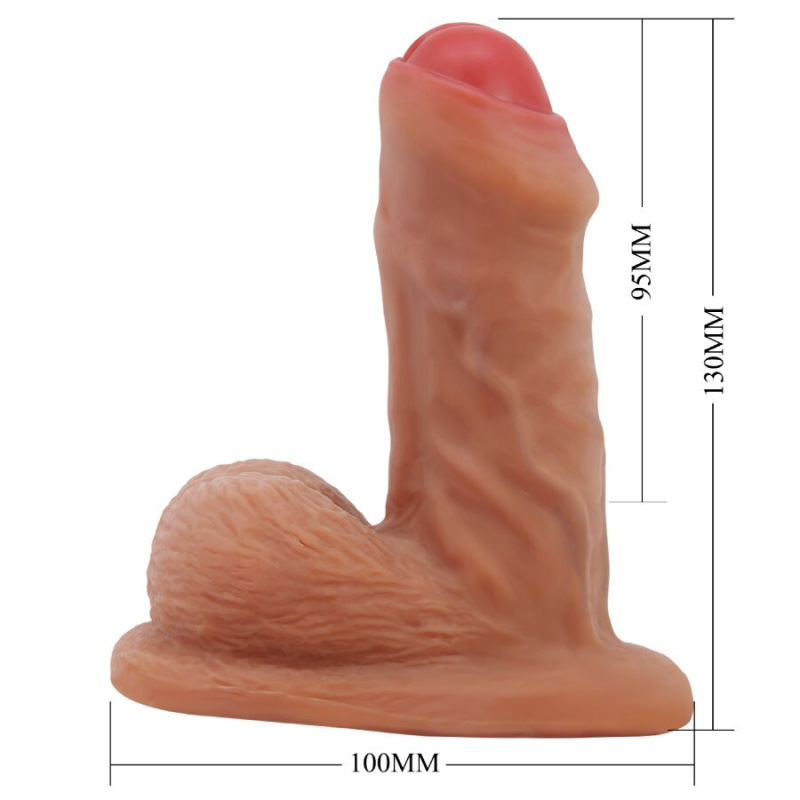 Pretty love - warnell ultra realistic and elastic dildo 9.5 cm mulato 8