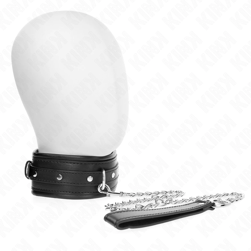 Kink - necklace with shiny buckle strap 65 cm 48.5 cm x 5.3 cm