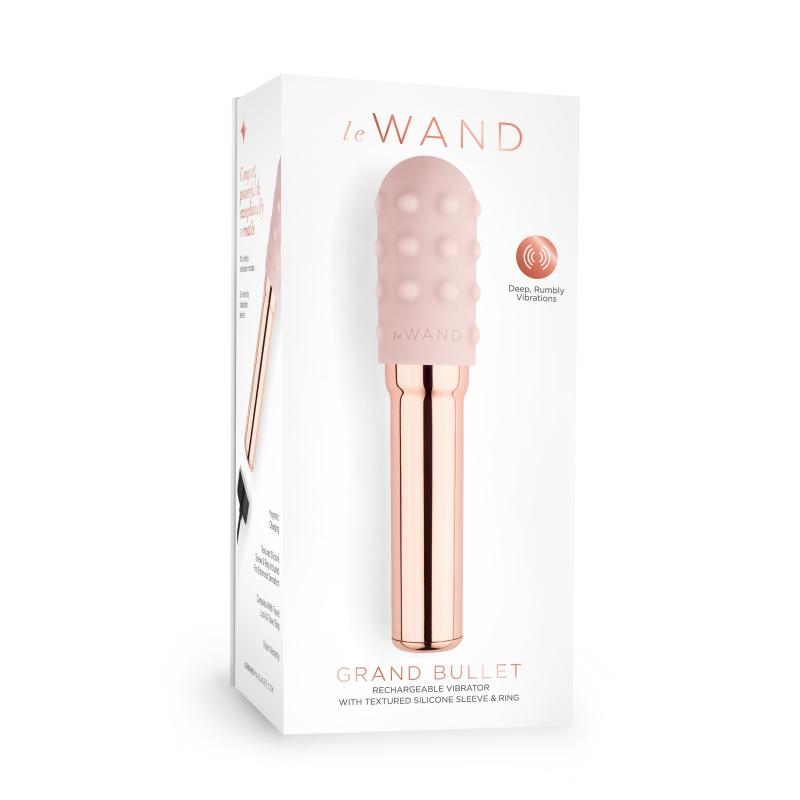Le Wand - Grand Bullet Rechargeable Vibrator Rose Gold 5