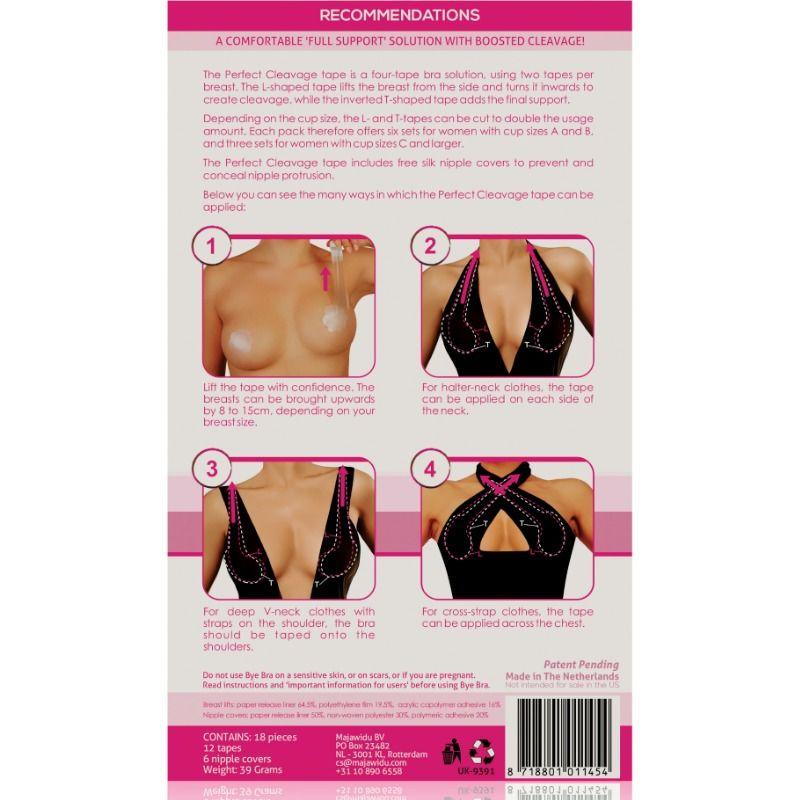 Bye-Bra Perfect Cleavage Tape Cup A-F