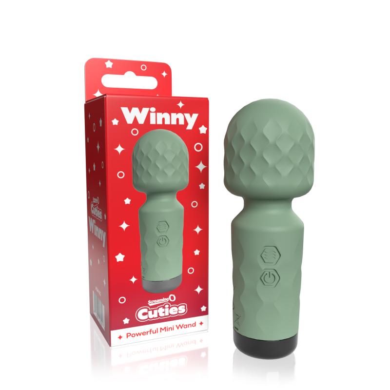 Screaming O - Cuties Winny Vibrating Mini Wand Green 5