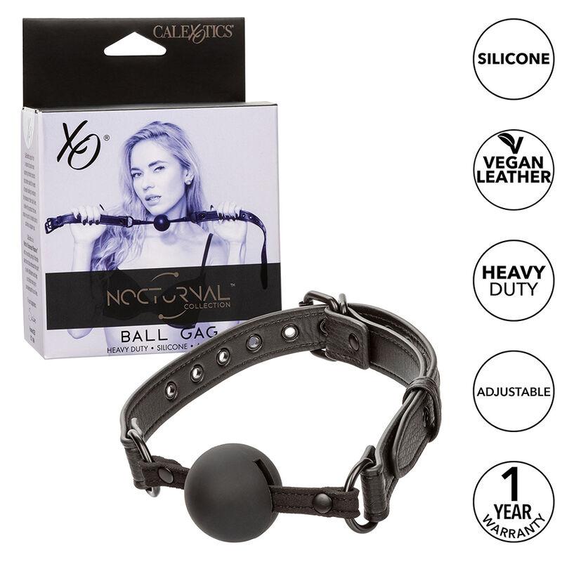 Calexotics - Nocturnal Ball Gag Silicone Black