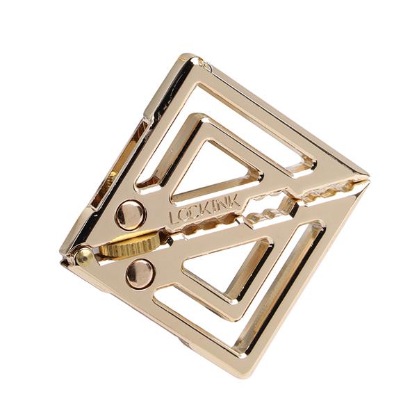 Lockink - Adjustable Nipple Clamps With Heavy Pendant Gold 9