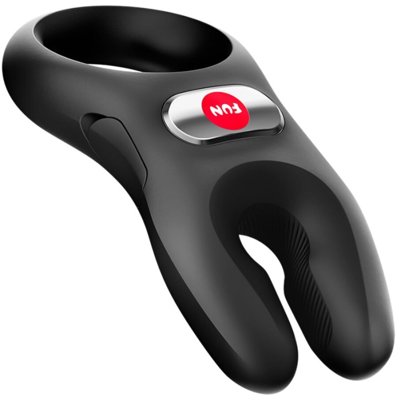 Fun factory - nos pro vibrating cock ring black 1