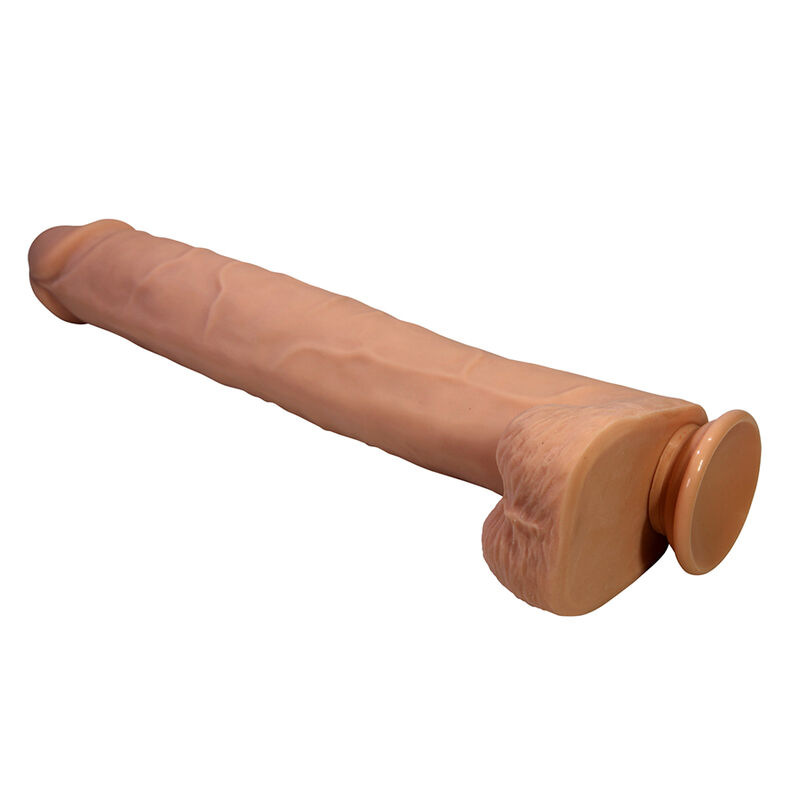 Pretty love - pat flexible realistic dildo with suction cup flesh 40 cm -Ø- 6 cm 3