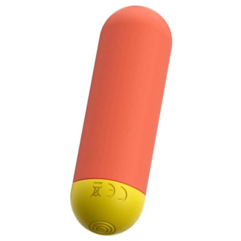 Romp - riot multifunction vibrating bullet orange + yellow 1