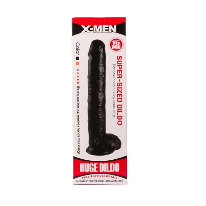 X-MEN 16" Super-Sized Dildo Black 1