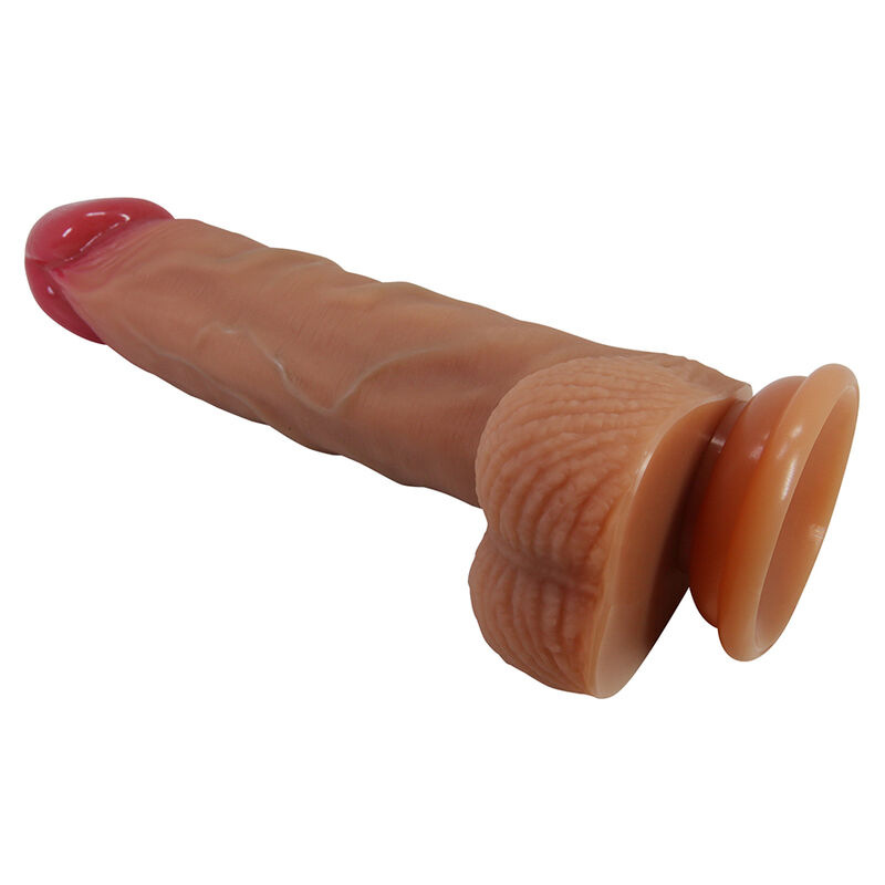 Pretty love - yeti strap-on harness with suction dildo flesh 4
