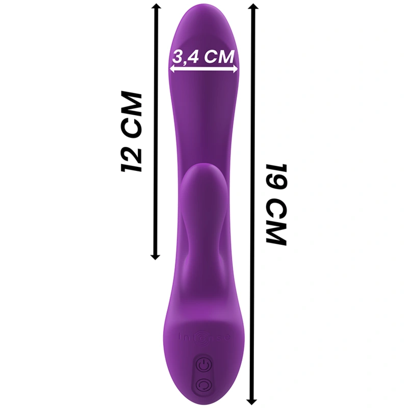 Intense - luigi rabbit vibrator liquid silicone purple 5