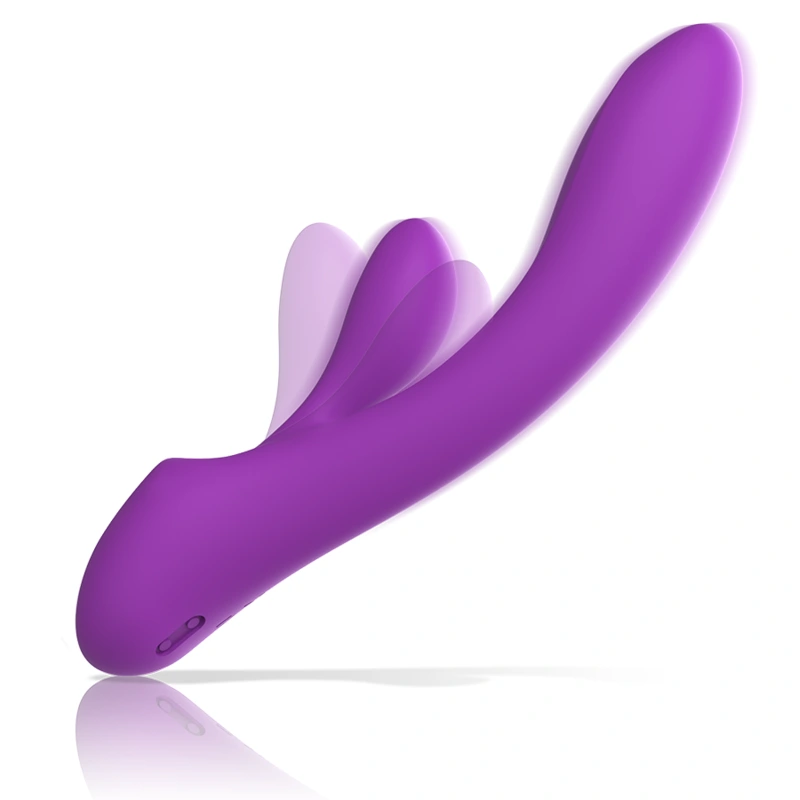 Intense - luigi rabbit vibrator liquid silicone purple 1