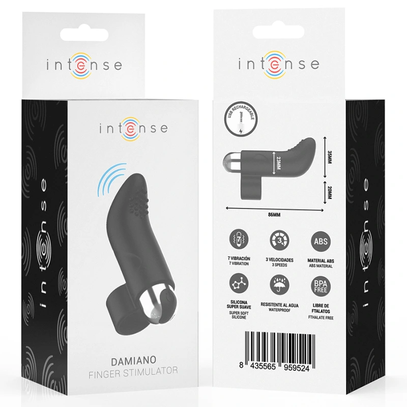 Intense - damiano rechargeable finger stimulator 6