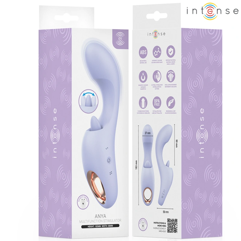 Intense - anya multifunction vibration and movement stimulator 6