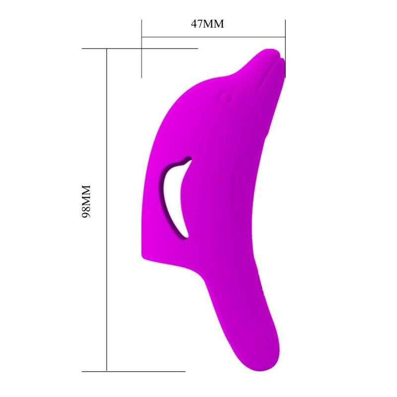 Pretty love - delphini powerful purple finger stimulator 8