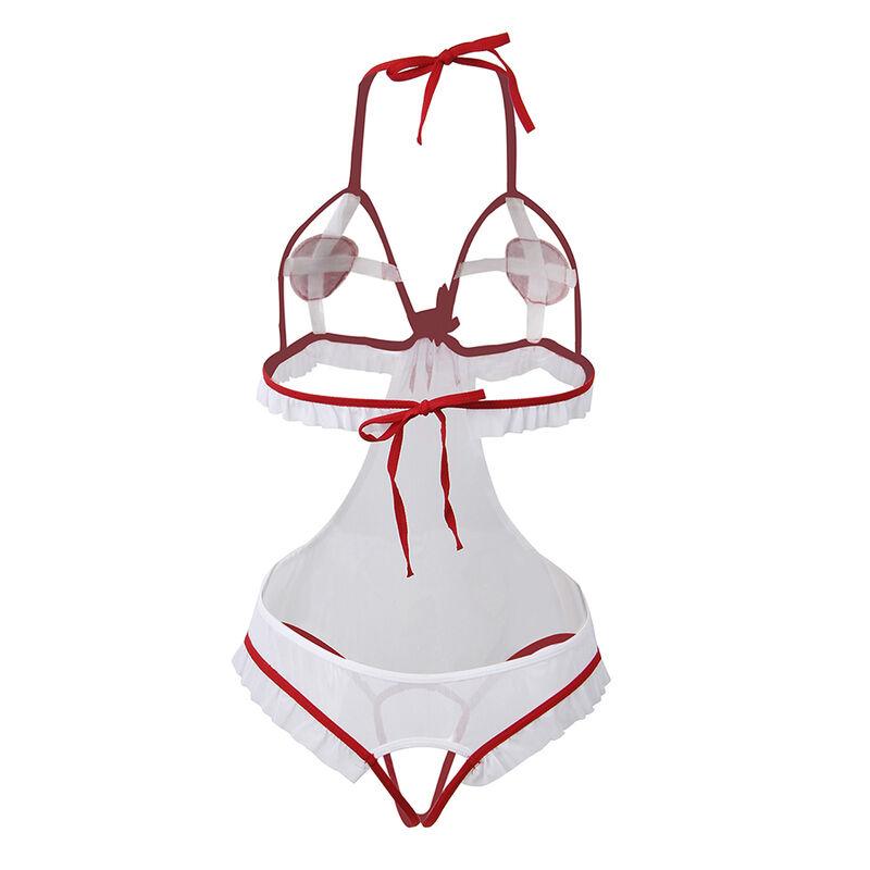 Subblime - Sexy Crotchless Nurse Costume L/Xl 4