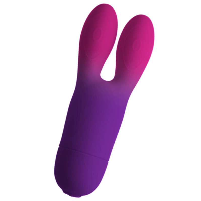 Rocks- off - glo-girl bunny purple flexible vibrator