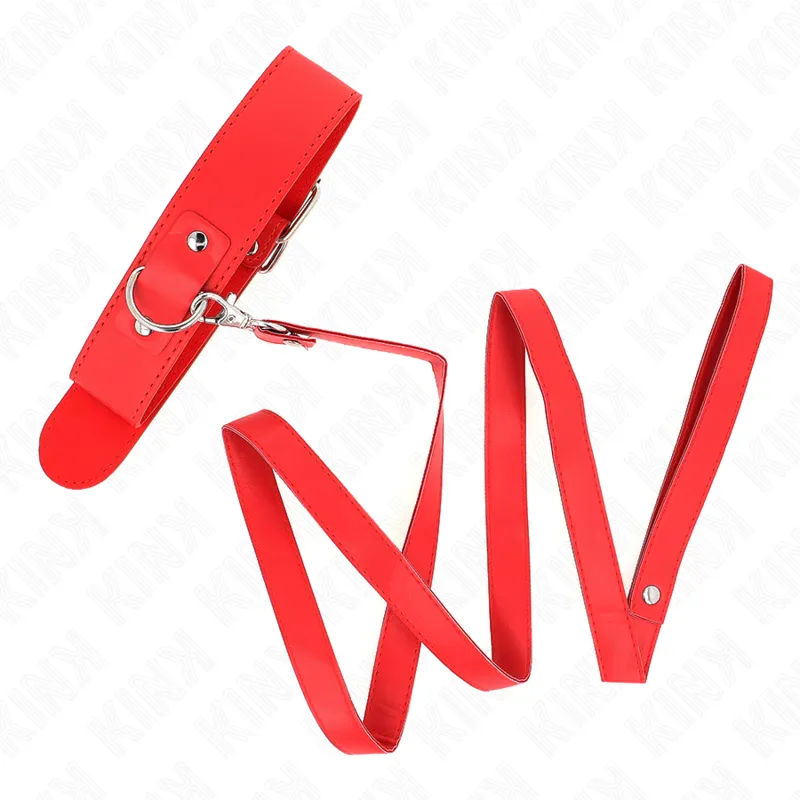 Kink - Necklace With Belt 116 Cm Rojo Strap Adjustable 32-50 Cm X 8 Cm 1