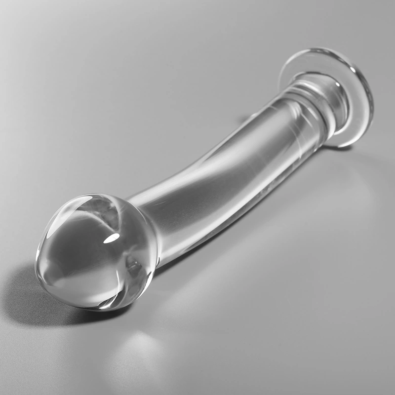 Nebula series by ibiza - model 11 dildo borosilicate glass clear 16 cm -o- 3 cm 1