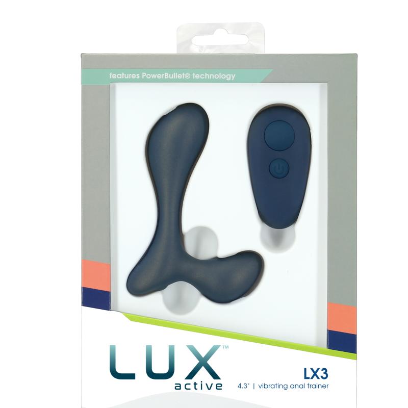 Lux Active - Lx3 Vibrating Anal Trainer Black