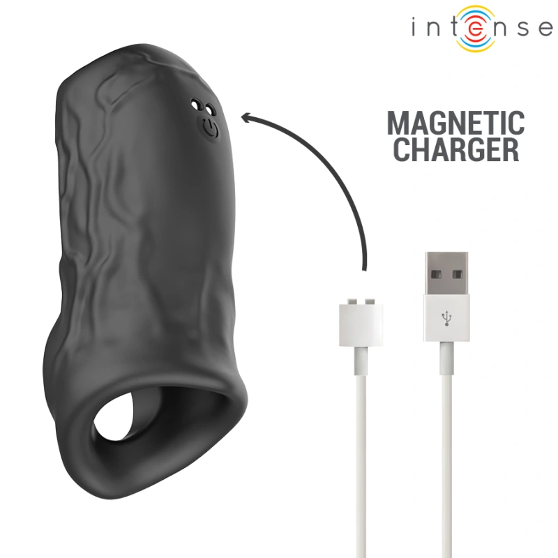 Intense - sean vibrating adjustable penis ring model 13 4