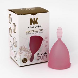 Nina Cup Menstrual Cup Size Pink L  6 + 1 Free