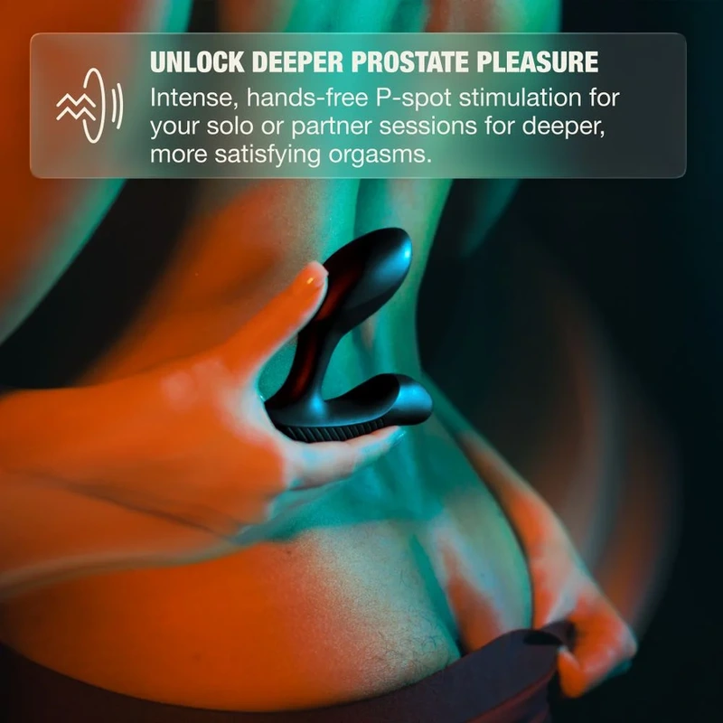 Arcwave - perk vibrating prostate massager with dual motor and remote control black 8