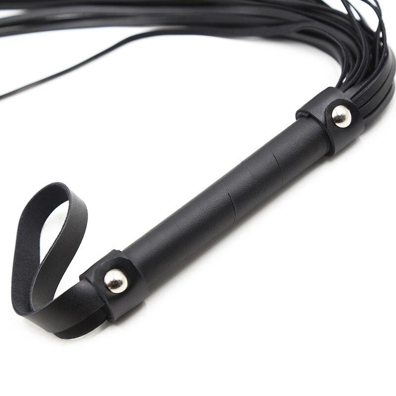 Ohmama Fetish Silver Rivet Flogger 2