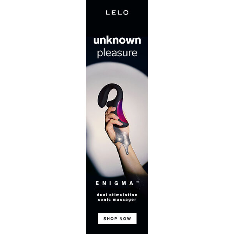 Lelo - enigma double suction stimulation purple massager 9