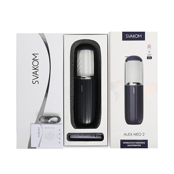 Svakom - Connexion Series Alex Neo 2 Interactive Thrusting Masturbator 6