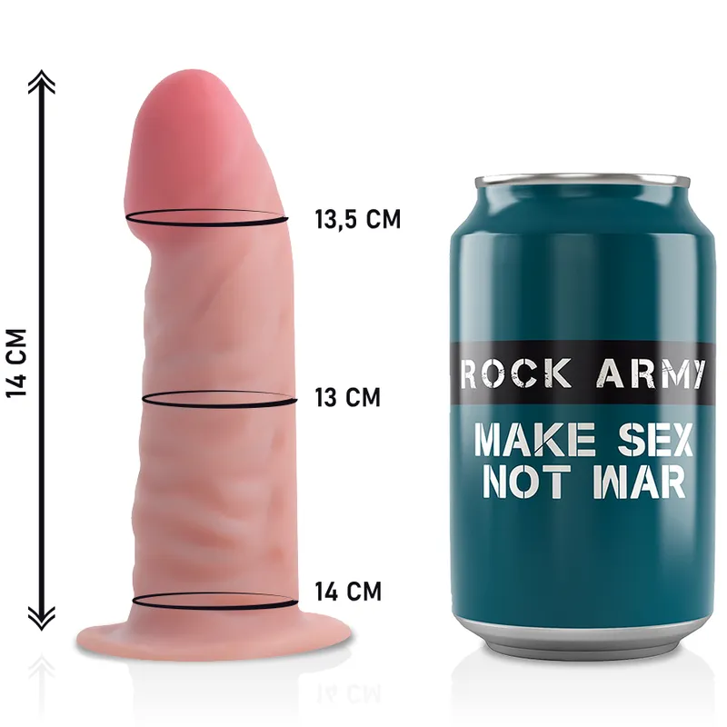 Rockarmy Harness + Dual Density Tiger 14cm - Pripínací Penis 4
