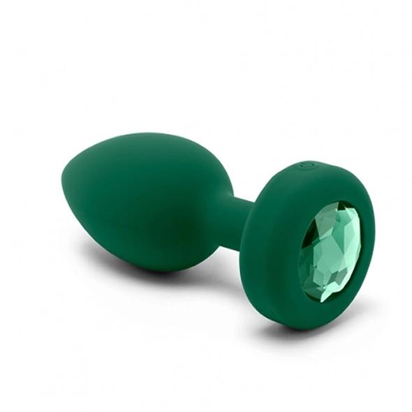 B-Vibe - Vibrating Jewel Plug M/L Emerald