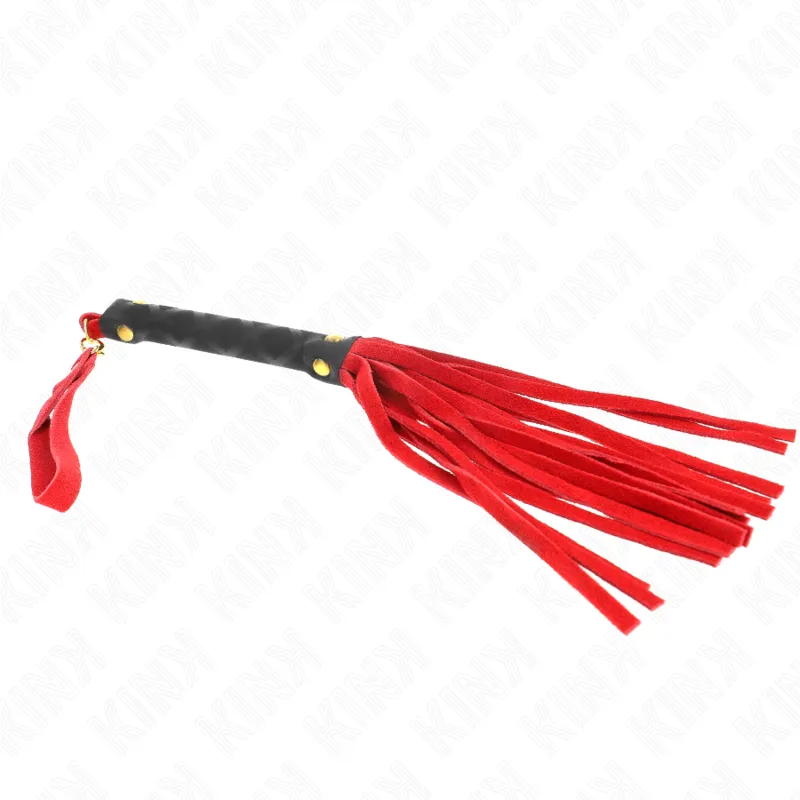 Kink - Red Suede Mini Whip 30 Cm