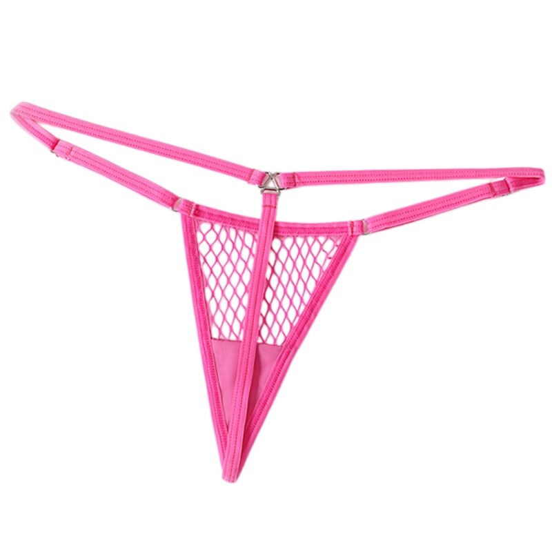 Chilirose - cr 4856 micro thong rejilla neon pink s/m 2