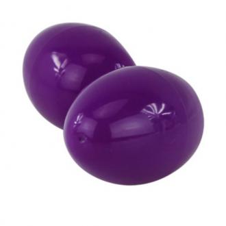 Twins Balls Anal Beads Purple