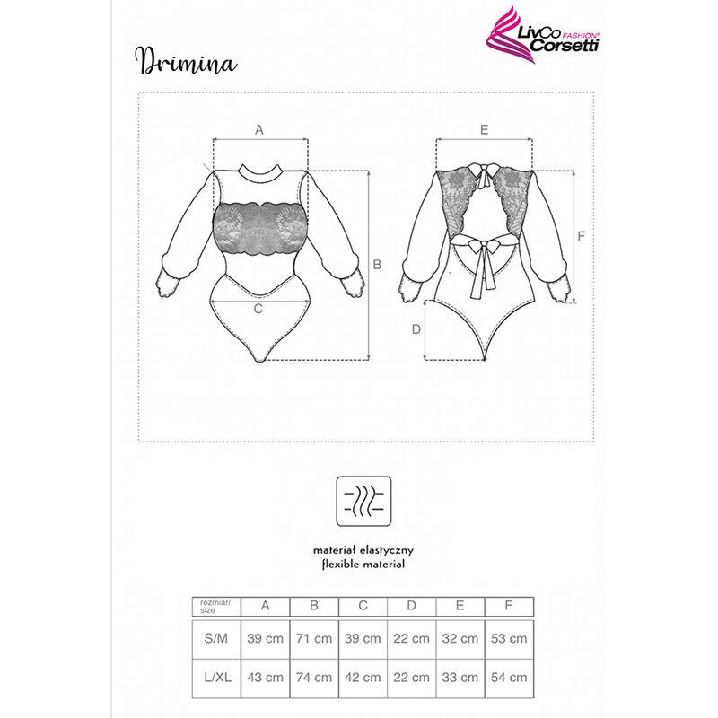 Livco Corsetti Fashion - Drimina Lc90690 Body Nanvy Blue L/Xl 3