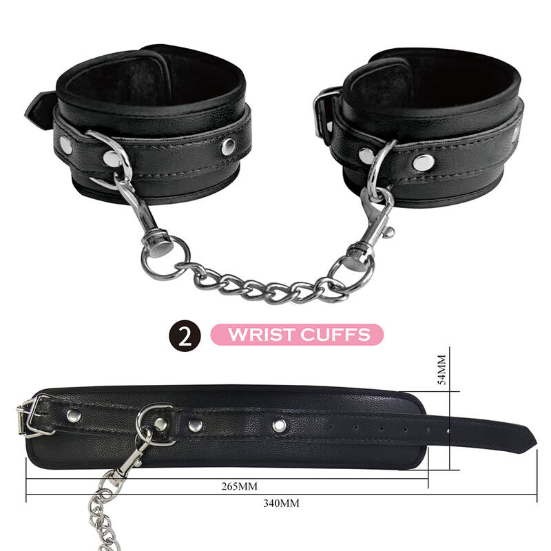 Pretty love - 8 piece bdsm kit black 4