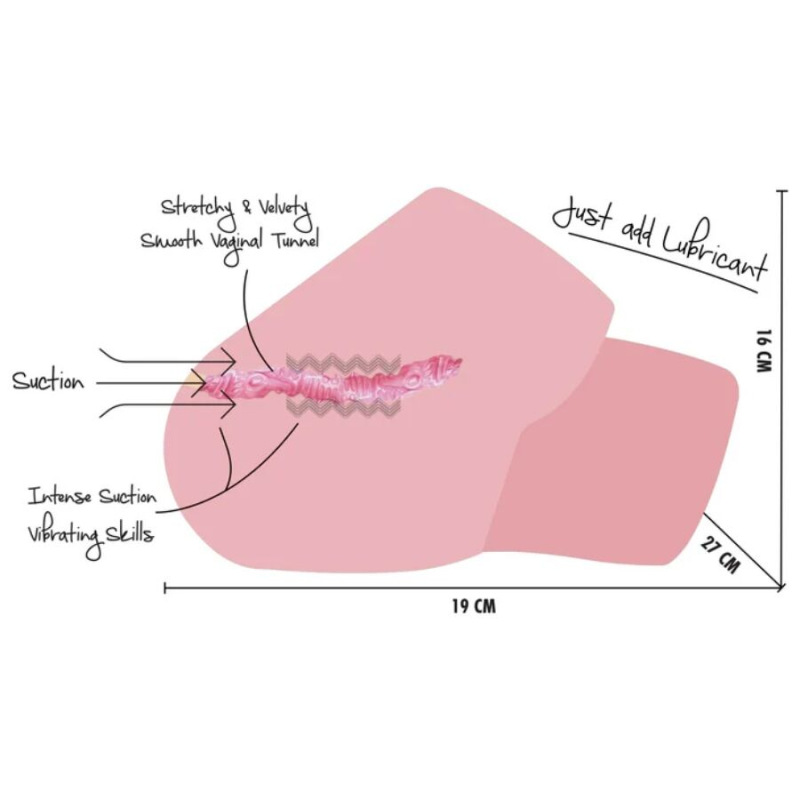 Hidden desire - juicy sucking pussy female masturbator torso 4 kg 6