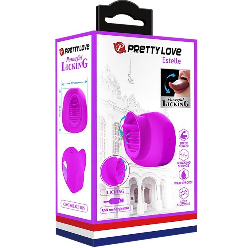 Pretty love - estelle tongue clitoris stimulator 12 vibrations purple 5