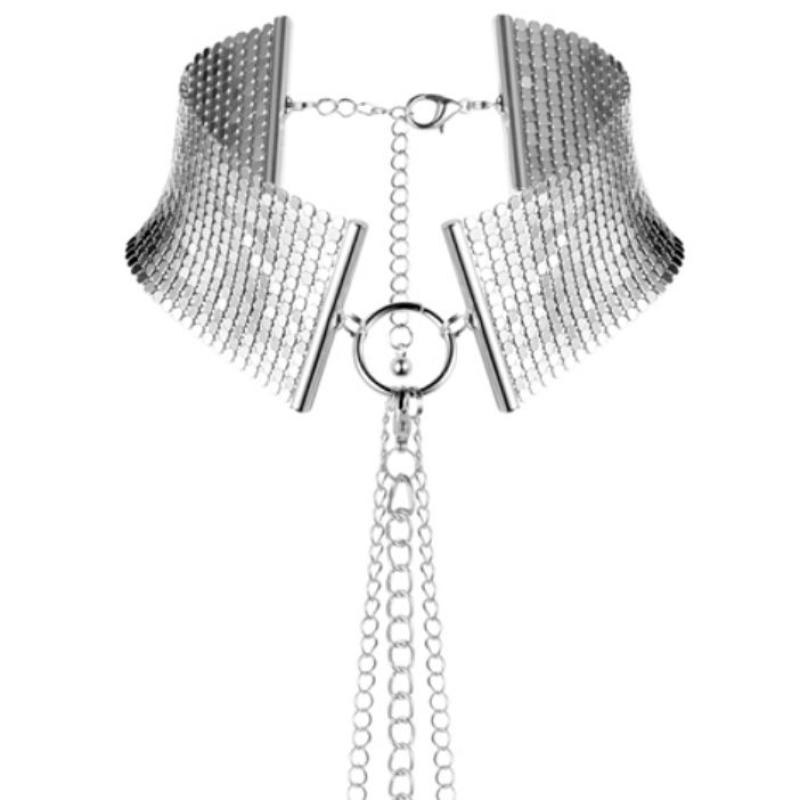 Désir Métallique Metallic Mesh Silver Collar 1
