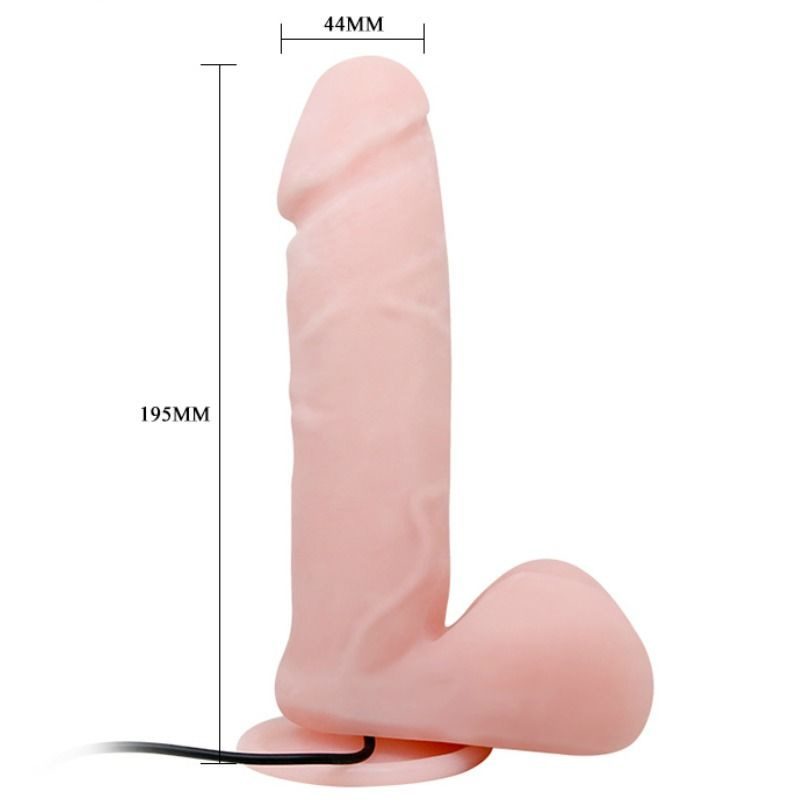 Baile - oliver realistic vibrator with rotation function 3