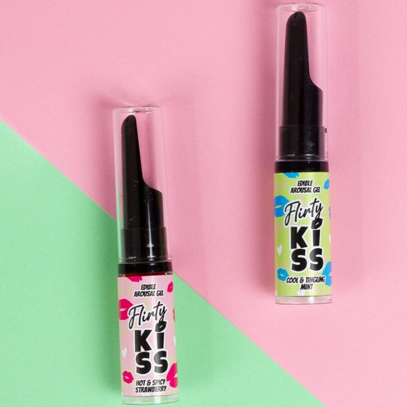 Secretplay - flirty kiss gels with oral sex effects strawberry & mint 2 x 8 gr 3