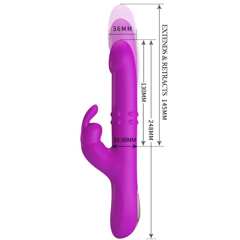 Pretty Love - Reese Rotating Vibrator Purple 5