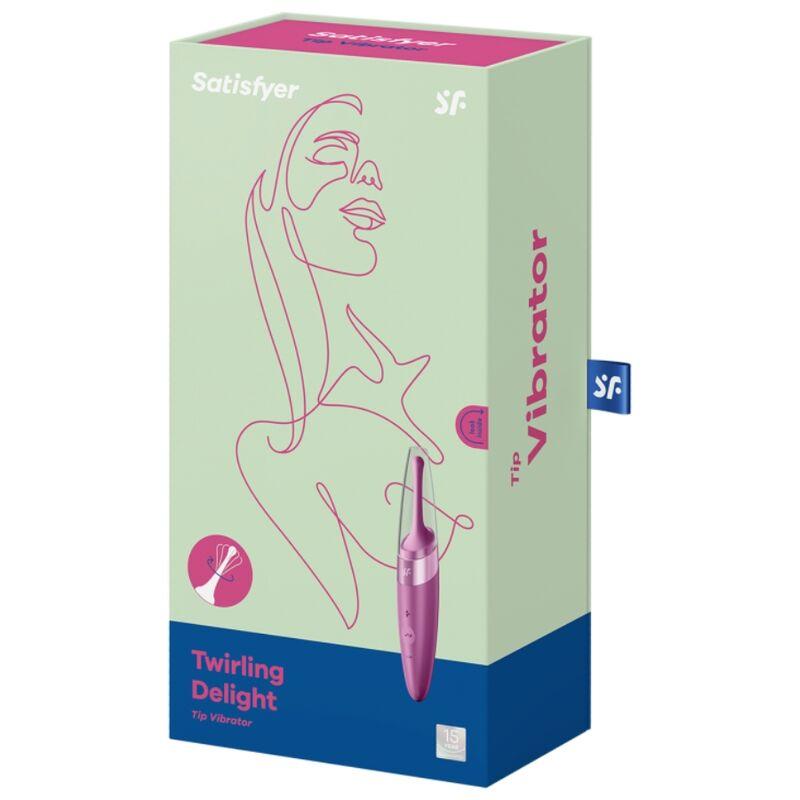Satisfyer Twirling Delight Clit Tip Stimulating Purple - Stimulátor Klitorisu