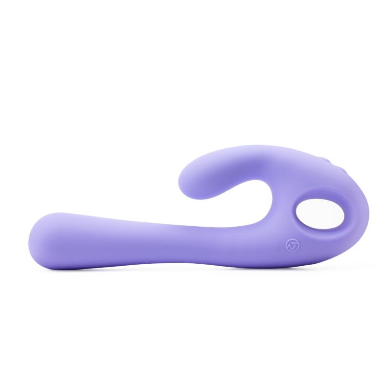 Nomi Tang - Flex Bi Bendable Dual Stimulation Vibrator Purple