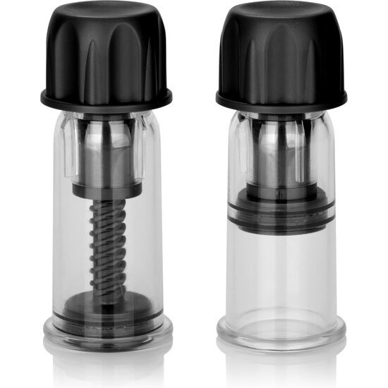 Calexotics - vaccum twist nipple suction cup black