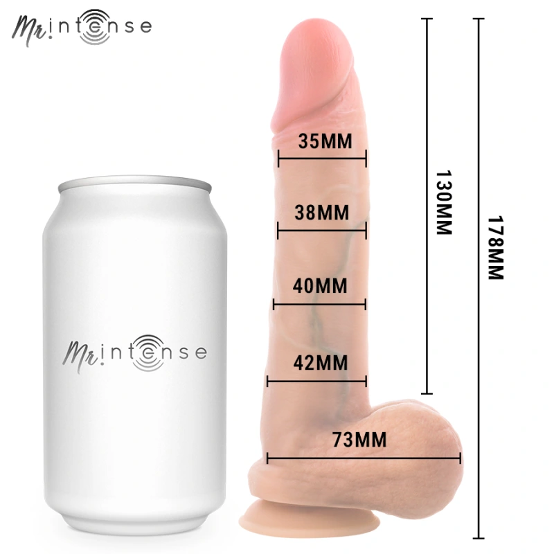 Mr intense - gary s ultra-realistic silicone cock with testicles 17.8 cm -Ø- 4.2 cm 4