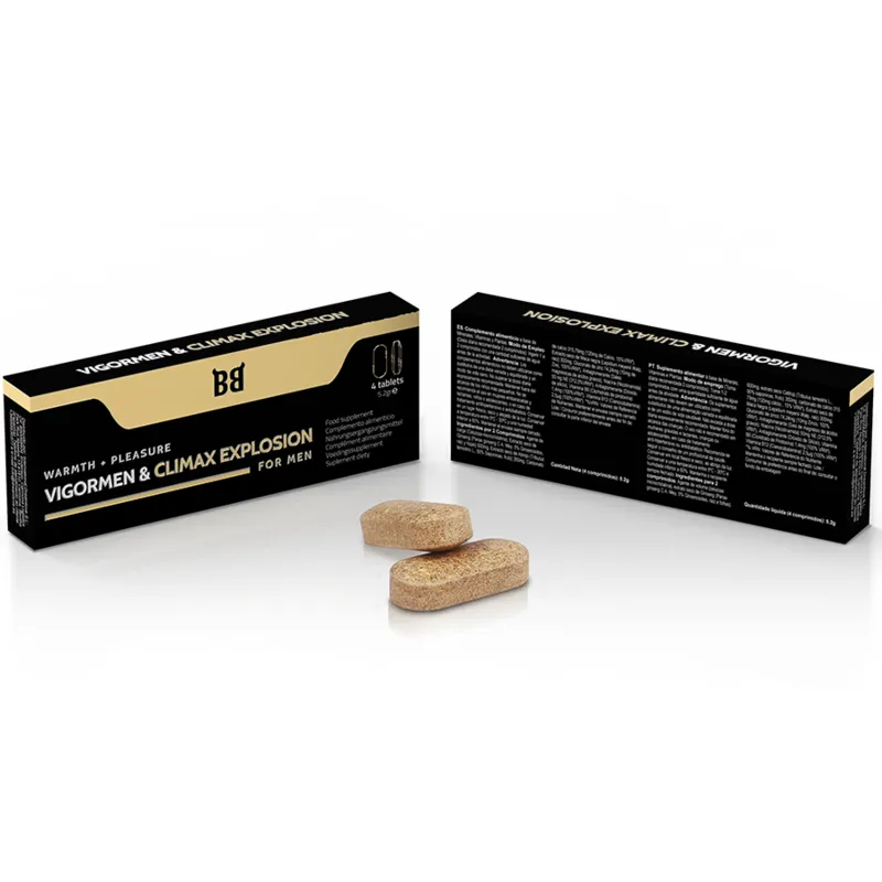 Blackbull By Spartan - Vigormen & Climax Explosion Warmth + Pleasure For Men 4 Tablets 1