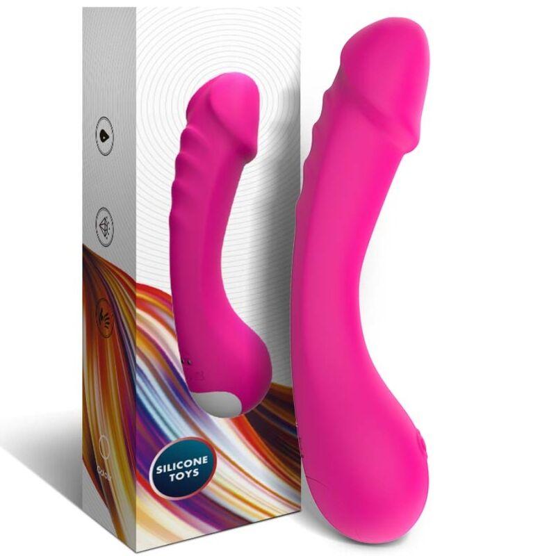 Armony - Dildo Vibrator G-Spot Silicone Fuchsia